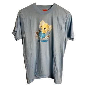 Vintage I'm Huggable Super Screen Stars Size Large Blue T-shirt